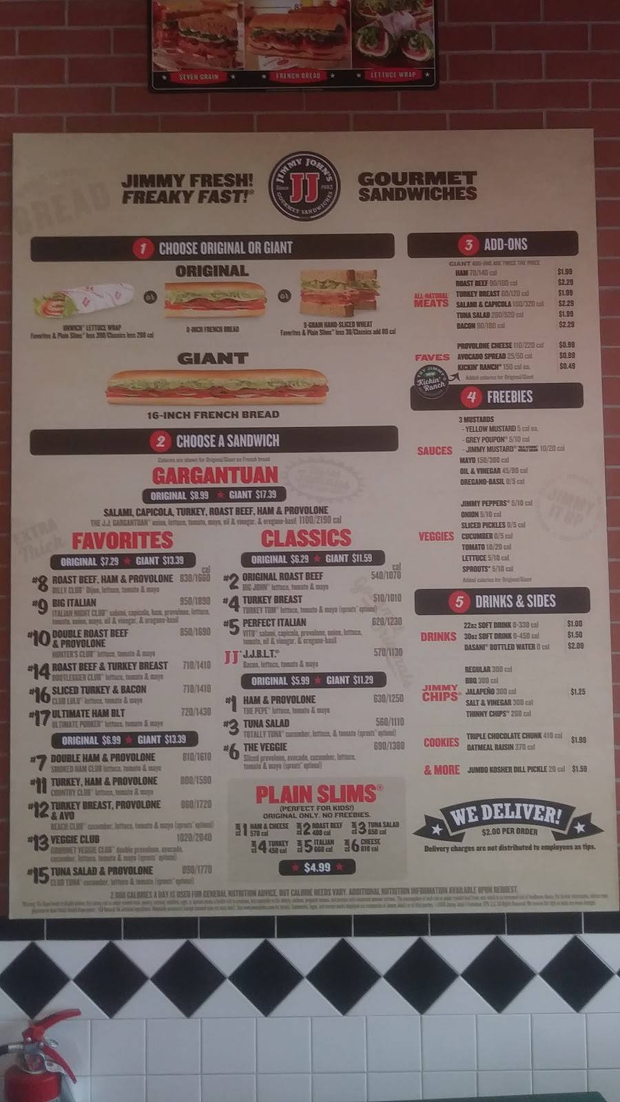 Jimmy Johns | meal delivery | 50672 Schoenherr Rd, Shelby Charter Twp, MI 48315, USA | 5862472400 OR +1 586-247-2400