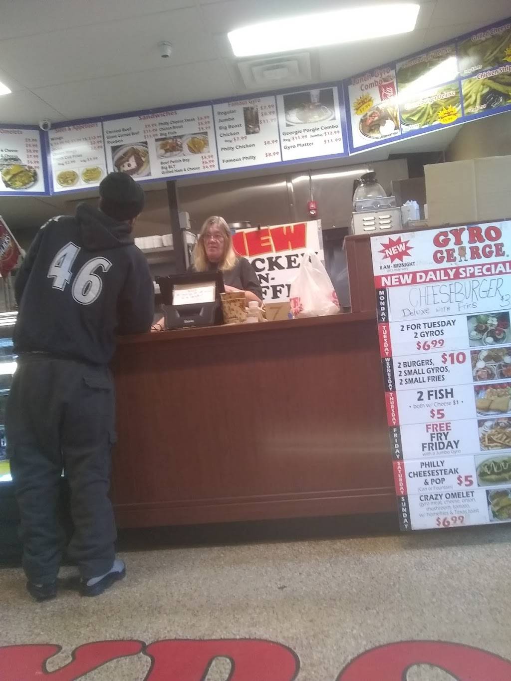 Famous Gyro George | restaurant | 19505 Euclid Ave, Cleveland, OH 44117, USA | 2167380800 OR +1 216-738-0800