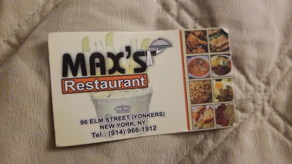 Maxs Restaurant | restaurant | 96 Elm St, Yonkers, NY 10701, USA | 9149661912 OR +1 914-966-1912
