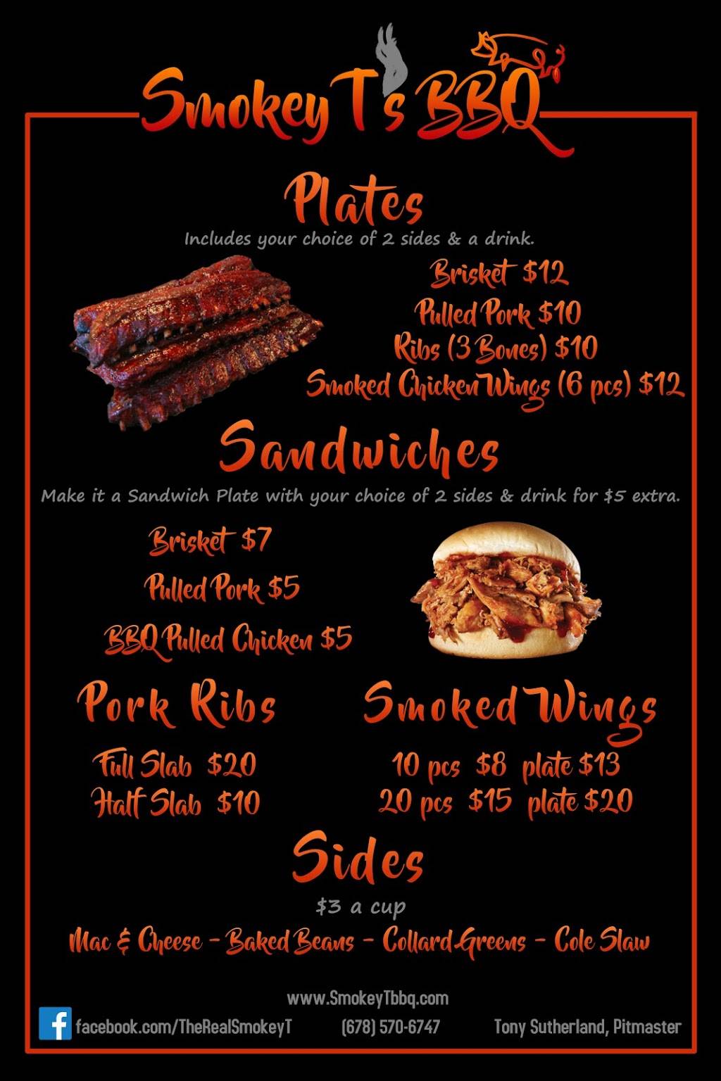 Smokey Ts BBQ | restaurant | 3696 GA-5, Douglasville, GA 30135, USA | 6785706747 OR +1 678-570-6747