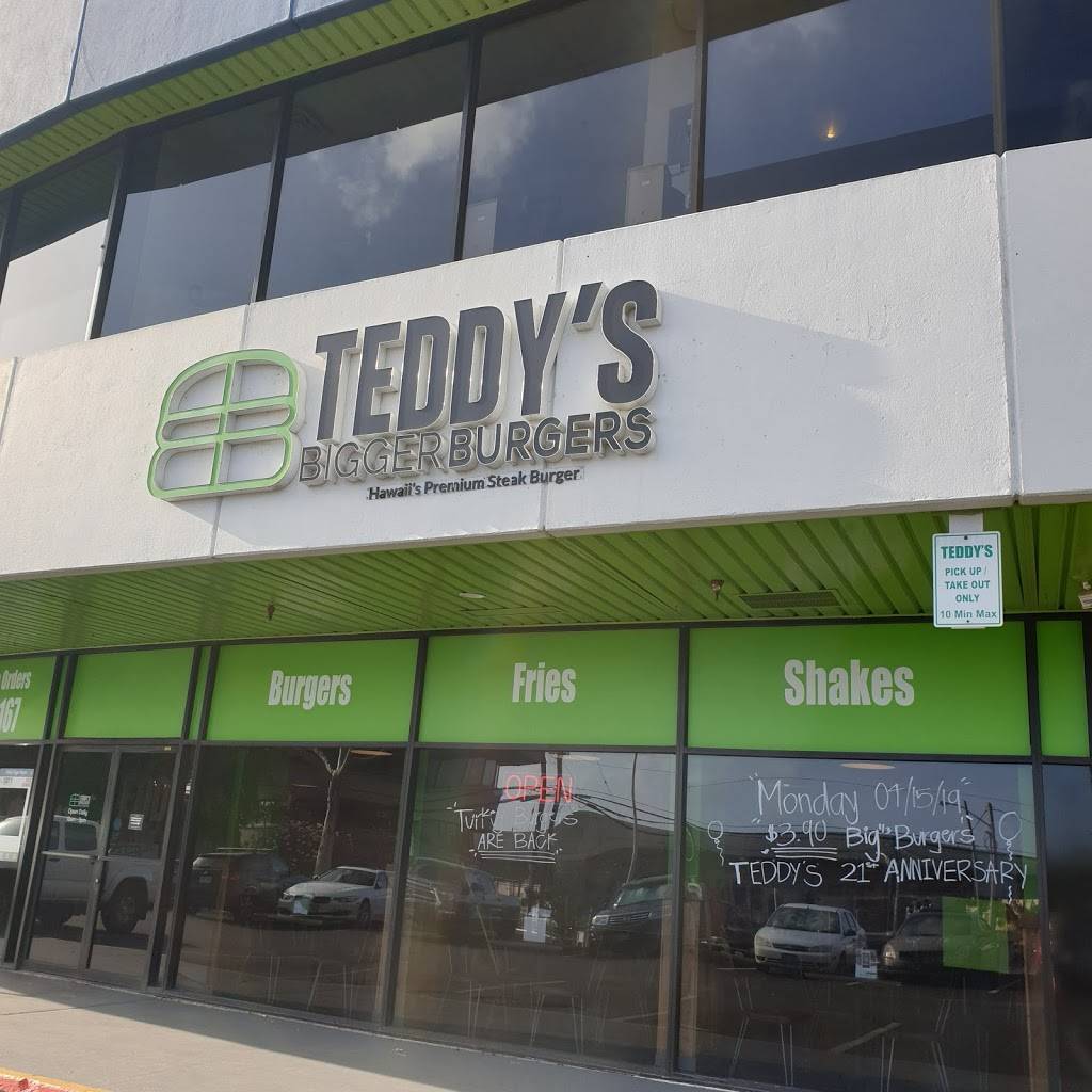 Teddys Bigger Burgers | restaurant | 98-150 Kaonohi St C115, Aiea, HI 96701, USA | 8084862167 OR +1 808-486-2167