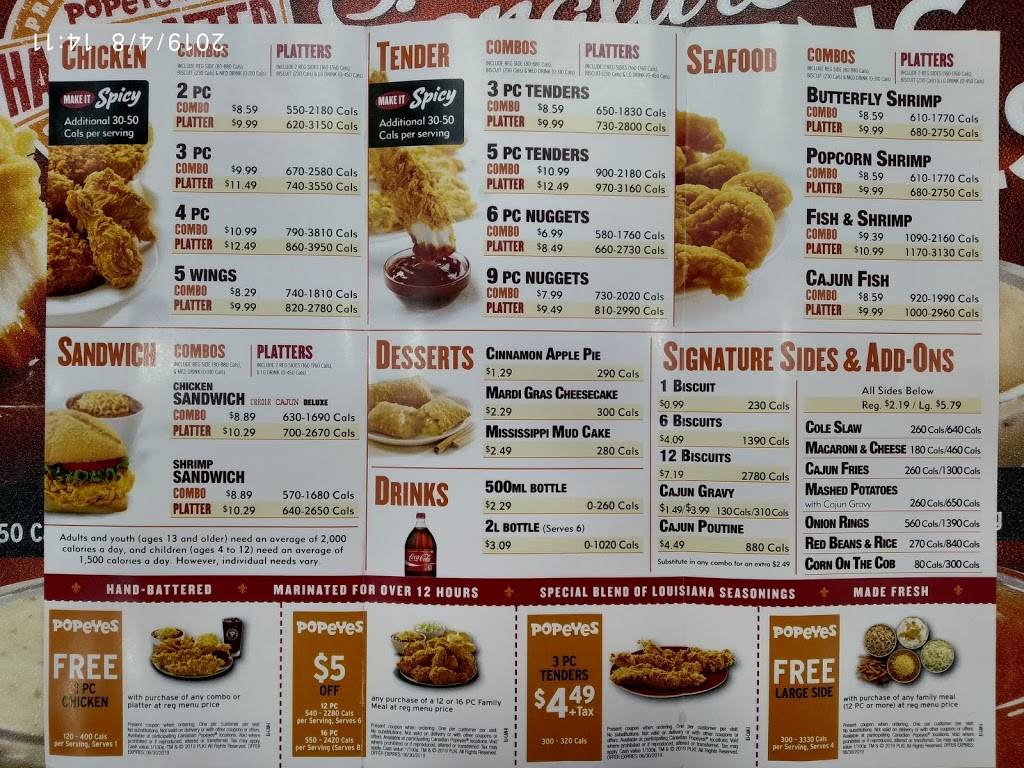 Popeyes Chicken | restaurant | 2 Douglas Rd, Uxbridge, ON L9P 1S9, Canada | 9058623900 OR +1 905-862-3900