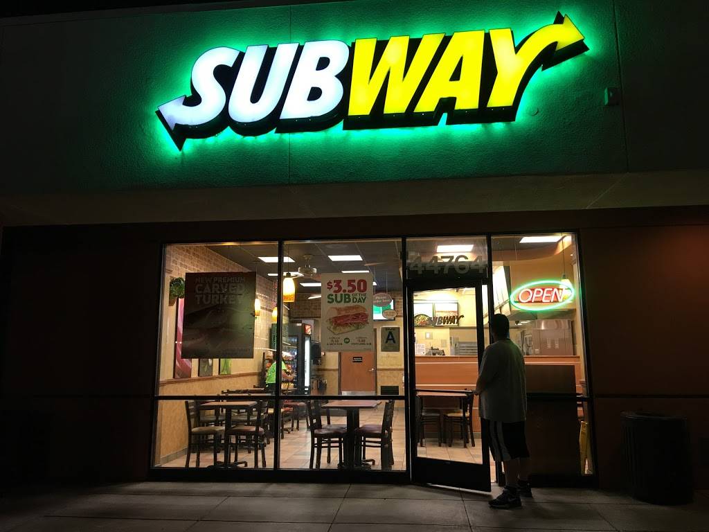 Subway | restaurant | 44764 Valley Central Way, Lancaster, CA 93536, USA | 6617233770 OR +1 661-723-3770