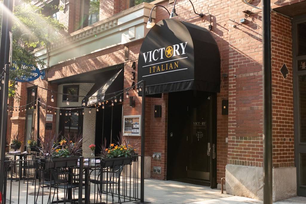 Victory Italian | restaurant | 434 W Ontario St, Chicago, IL 60654, USA | 3129292850 OR +1 312-929-2850