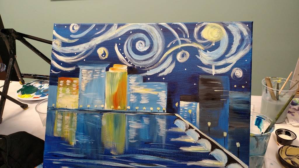 Wine & Canvas - Minneapolis | restaurant | 2900 Pentagon Dr, Minneapolis, MN 55418, USA | 6127123412 OR +1 612-712-3412