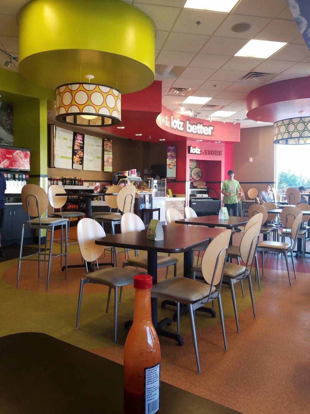 Schlotzskys | bakery | 12709 I-45 Ste 600, Willis, TX 77318, USA | 9368567100 OR +1 936-856-7100