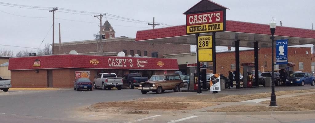 Caseys | meal takeaway | 219 S Grand Ave, Lyons, KS 67554, USA | 6202575058 OR +1 620-257-5058