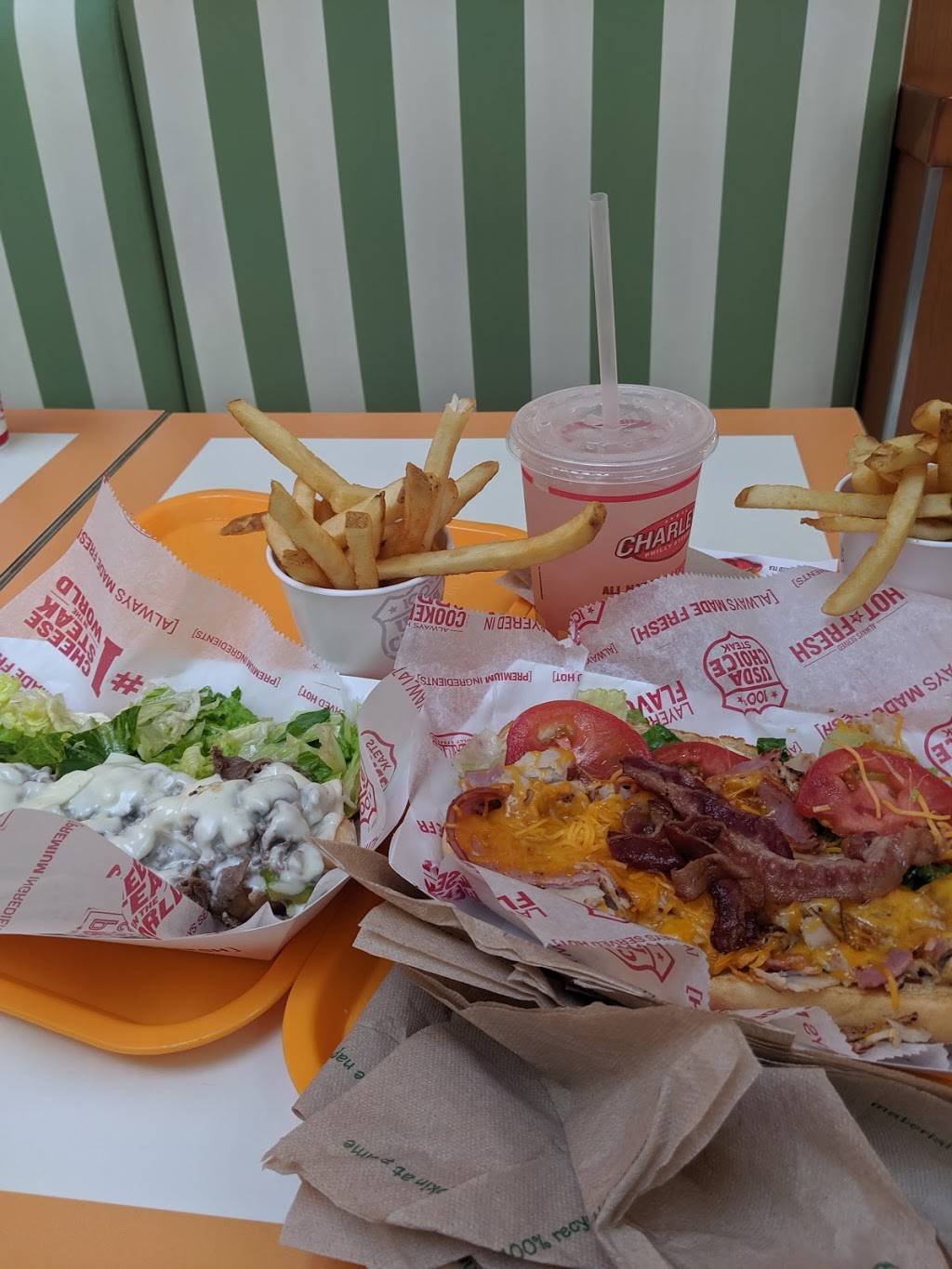 Charleys Philly Steaks | restaurant | 4200 Conroy Rd Ste N-26, Orlando, FL 32839, USA | 2166686672 OR +1 216-668-6672