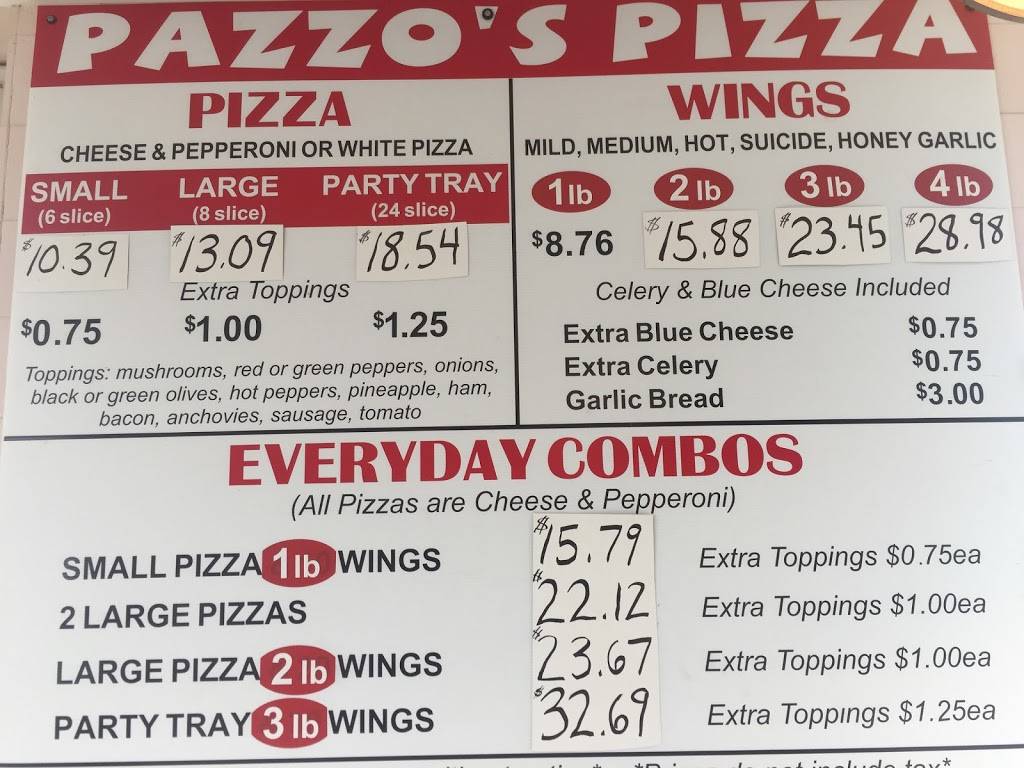 Pazzos Pizzeria Dunnville | restaurant | 602 Main St W, Dunnville, ON N1A 1W7, Canada | 9057019000 OR +1 905-701-9000