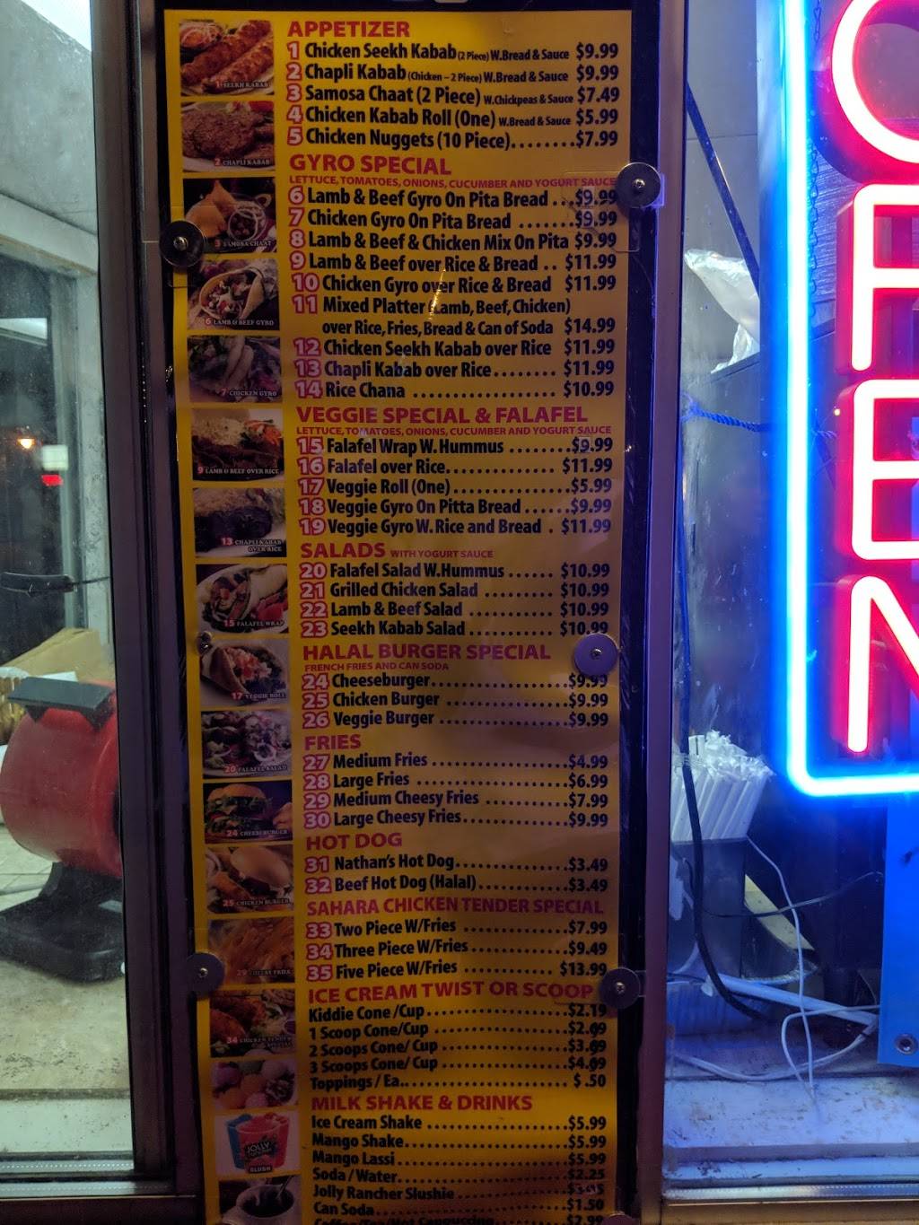 Sahara Halal Gyro | restaurant | 10 Beach Rd, Lake George, NY 12845, USA | 5186684200 OR +1 518-668-4200