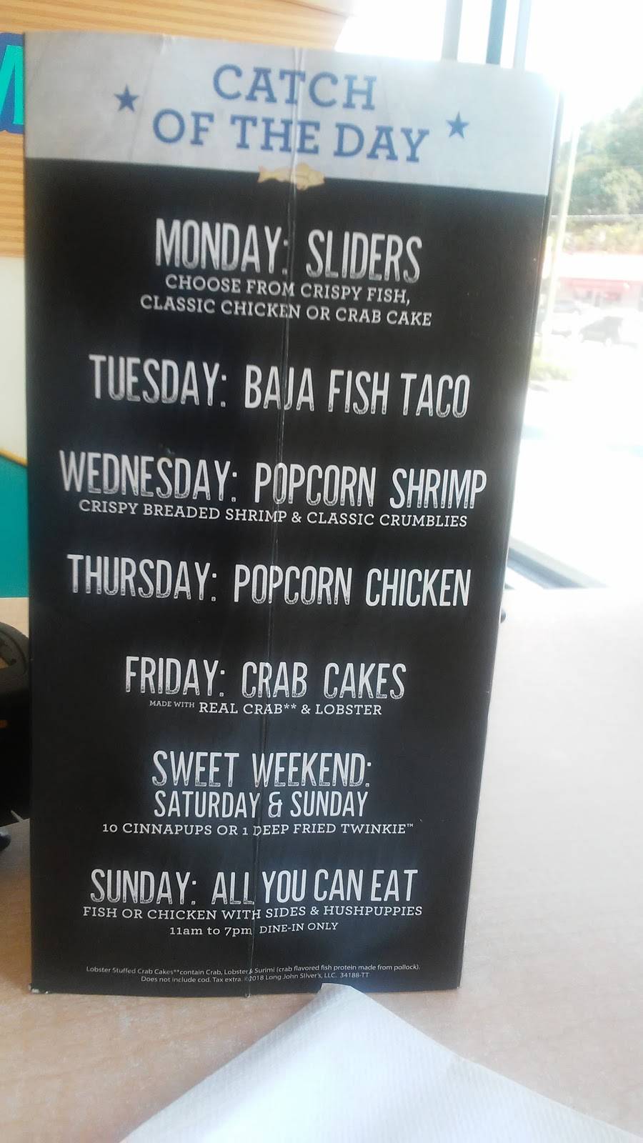 Long John Silvers | restaurant | 781 Biltmore Ave, Asheville, NC 28803, USA | 8282582317 OR +1 828-258-2317