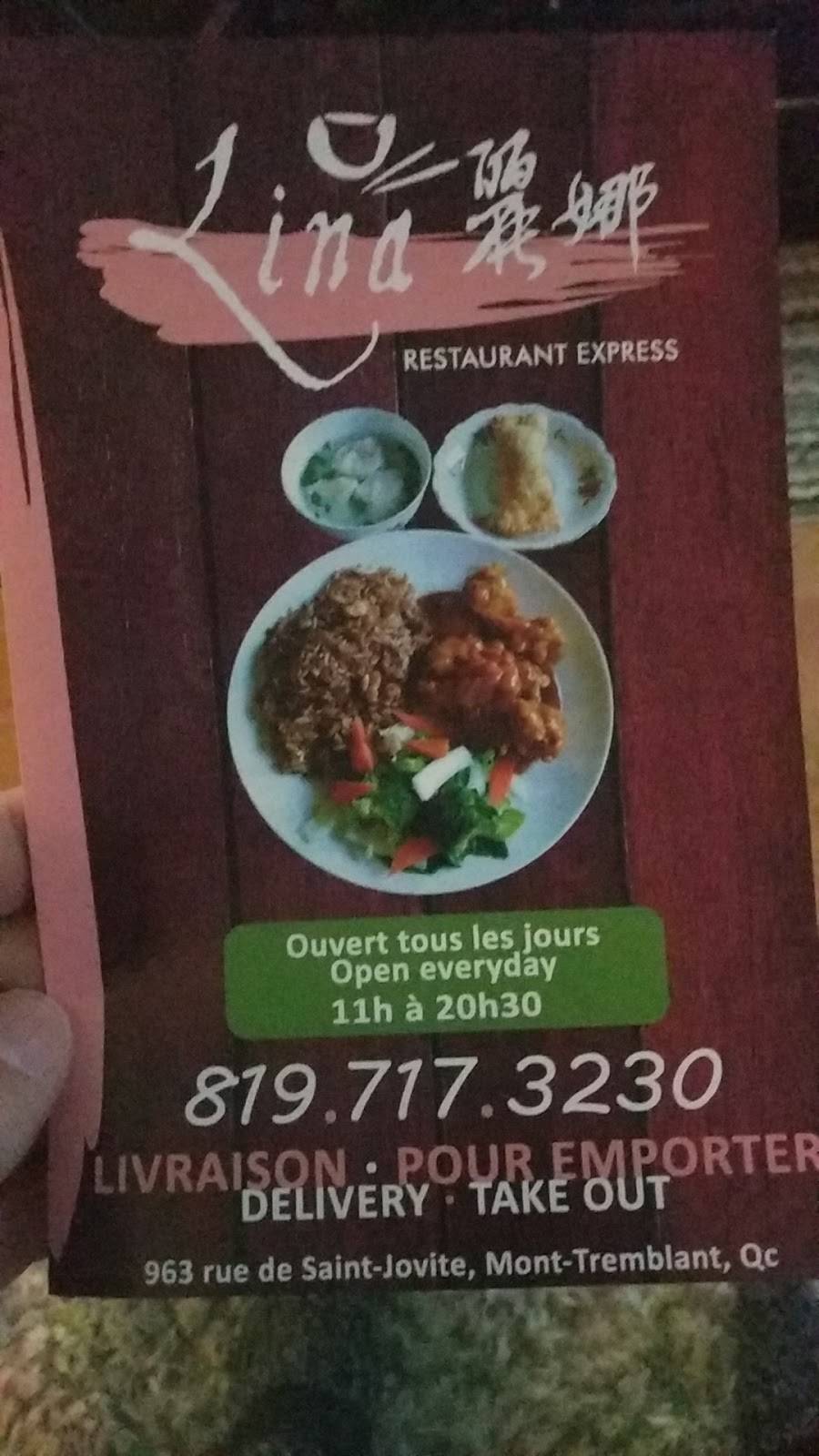 Lina Restaurant Express | restaurant | 963 Rue de Saint Jovite, Mont-Tremblant, QC J8E 3J8, Canada | 8197173230 OR +1 819-717-3230
