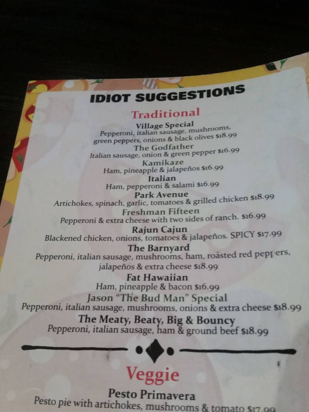 Village Idiot Pizza | restaurant | 612 Whaley St A, Columbia, SC 29204, USA | 8032528646 OR +1 803-252-8646