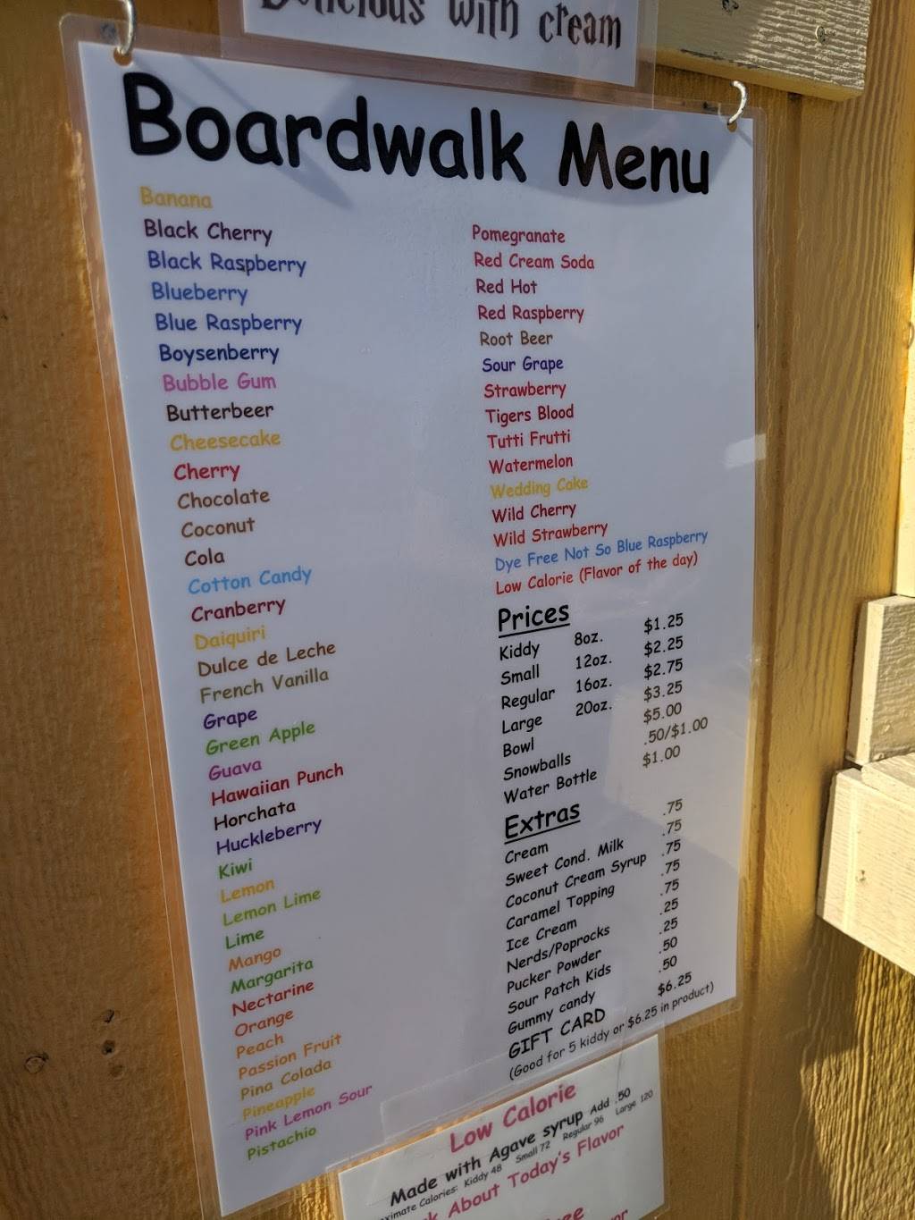 Under the Boardwalk Shaved Ice | restaurant | 876 W 2700 S, Syracuse, UT 84075, USA | 8016989089 OR +1 801-698-9089