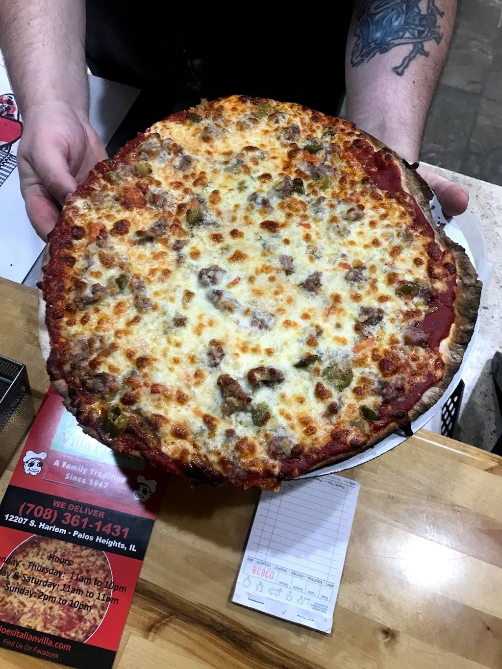 Joes Italian Villa | restaurant | 12207 S Harlem Ave, Palos Heights, IL 60463, USA | 7083611431 OR +1 708-361-1431