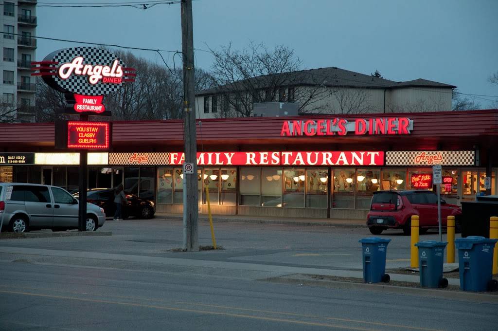 Angels Diner | restaurant | 23 Wellington St E, Guelph, ON N1H 3R7, Canada | 5198220507 OR +1 519-822-0507