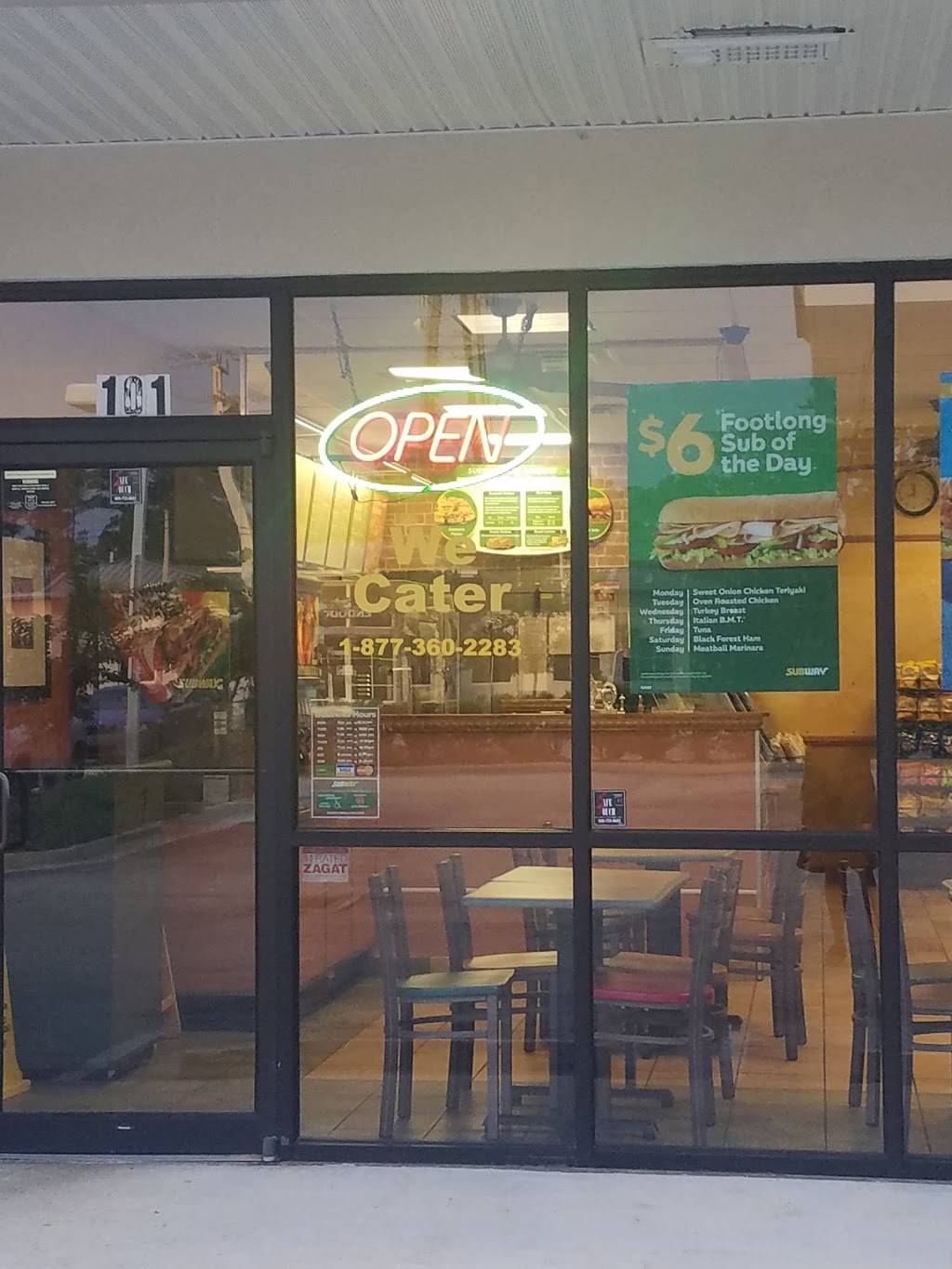 Subway Restaurants | restaurant | 100-1 Gateway Cir, Jacksonville, FL 32259, USA | 9048199980 OR +1 904-819-9980