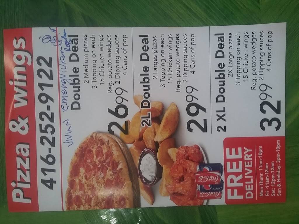 1 Plus 2 Pizza & Wing | restaurant | 3206 Lake Shore Blvd W, Etobicoke, ON M8V 1L9, Canada | 4162529122 OR +1 416-252-9122