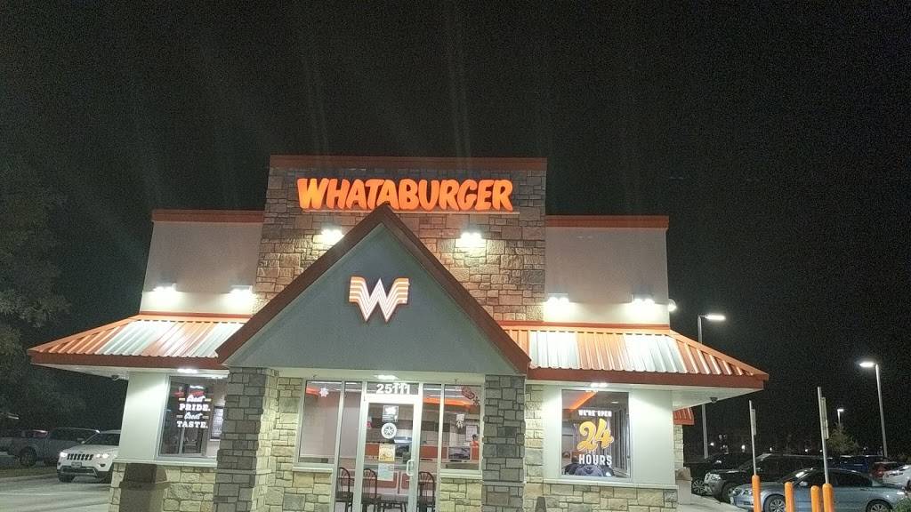 Whataburger | restaurant | 25111 W, I-10, San Antonio, TX 78257, USA | 2106985485 OR +1 210-698-5485