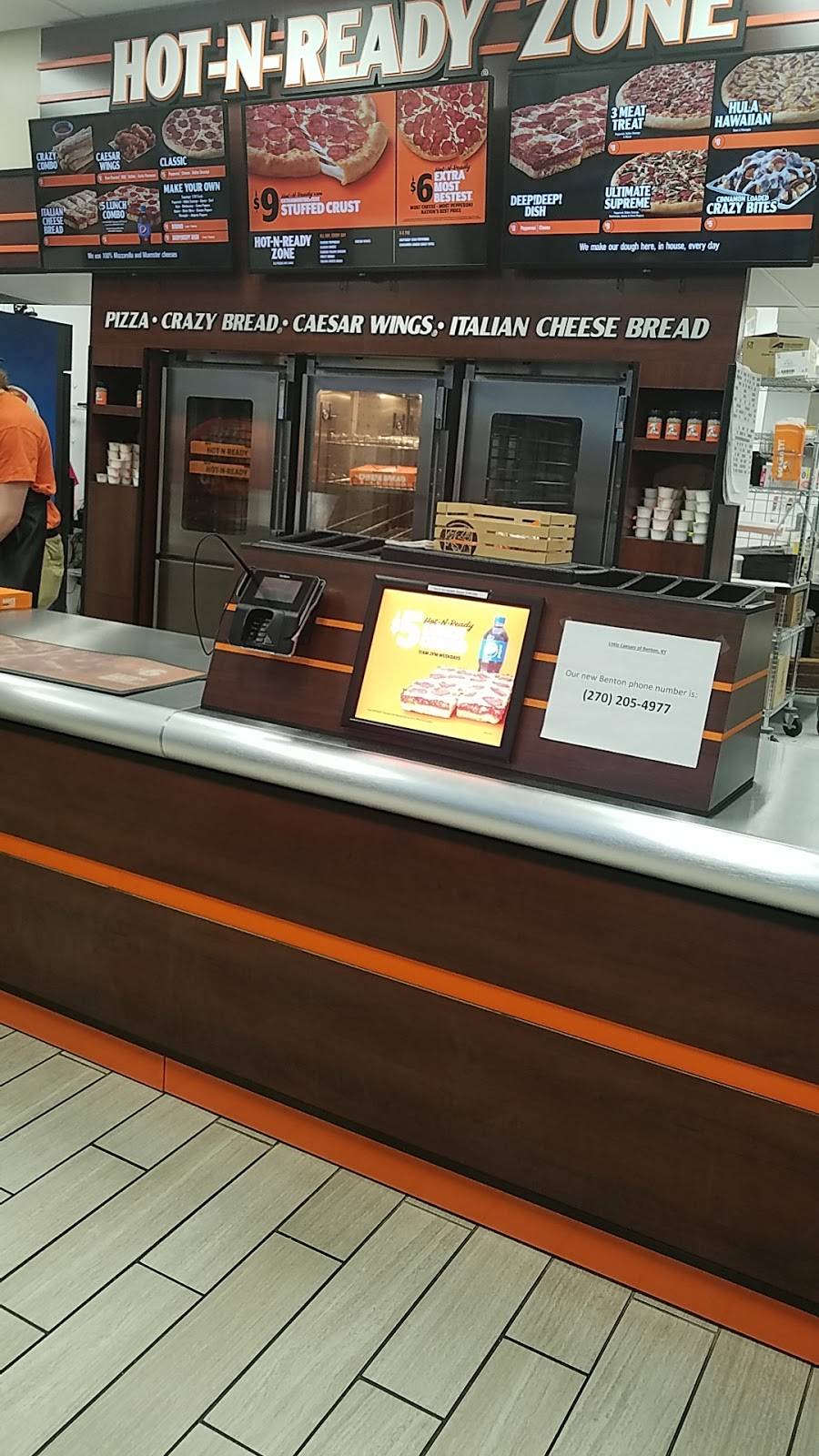 Little Caesars Pizza | meal takeaway | 406 W 5th St, Benton, KY 42025, USA | 2702054977 OR +1 270-205-4977