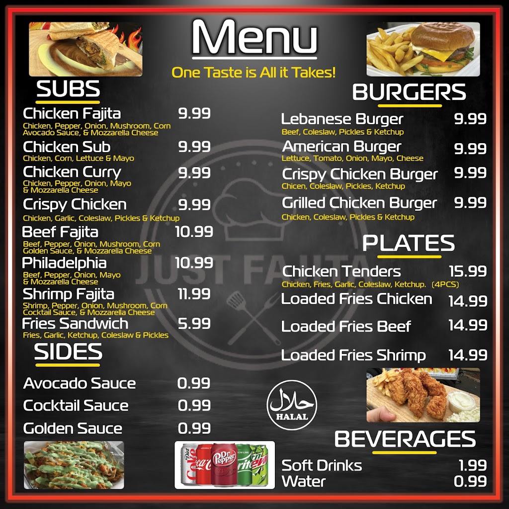 Just Fajita | restaurant | 6650 Schaefer Rd, Dearborn, MI 48126, USA | 3133242447 OR +1 313-324-2447