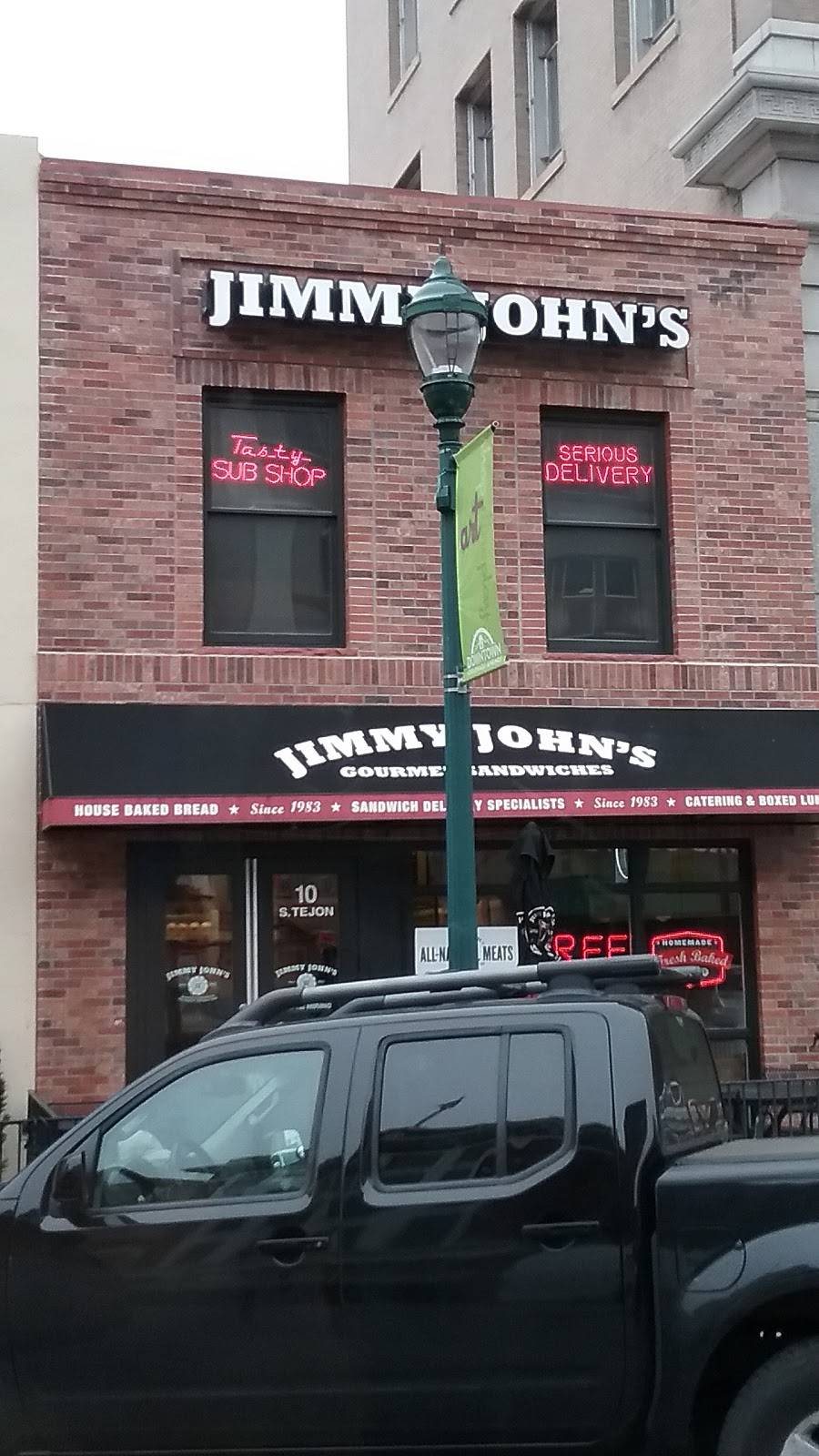 Jimmy Johns | meal delivery | 10 S Tejon St, Colorado Springs, CO 80903, USA | 7192277827 OR +1 719-227-7827