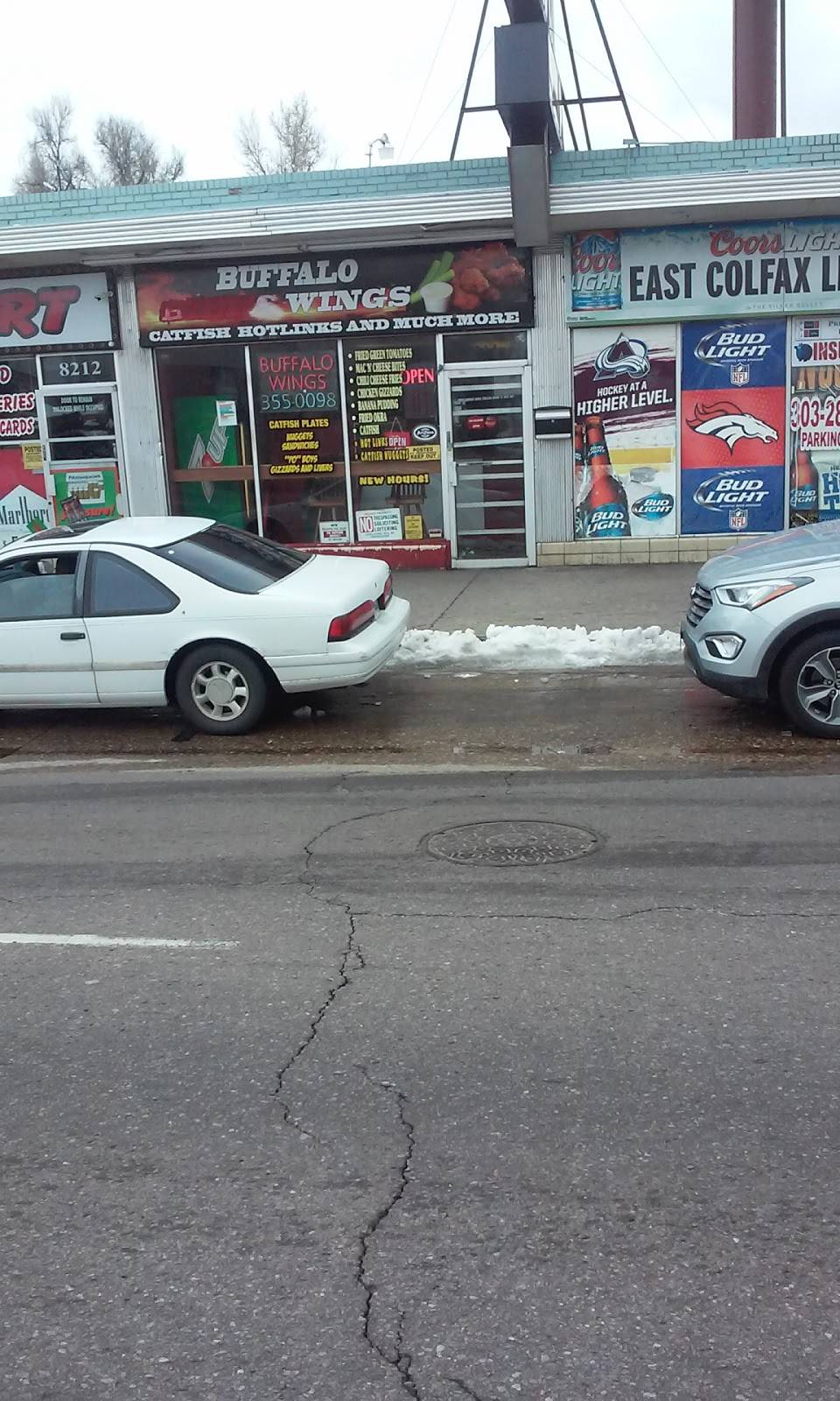 Famous Buffalo Wings & Things | restaurant | 8208 E Colfax Ave, Denver, CO 80220, USA | 3033550098 OR +1 303-355-0098
