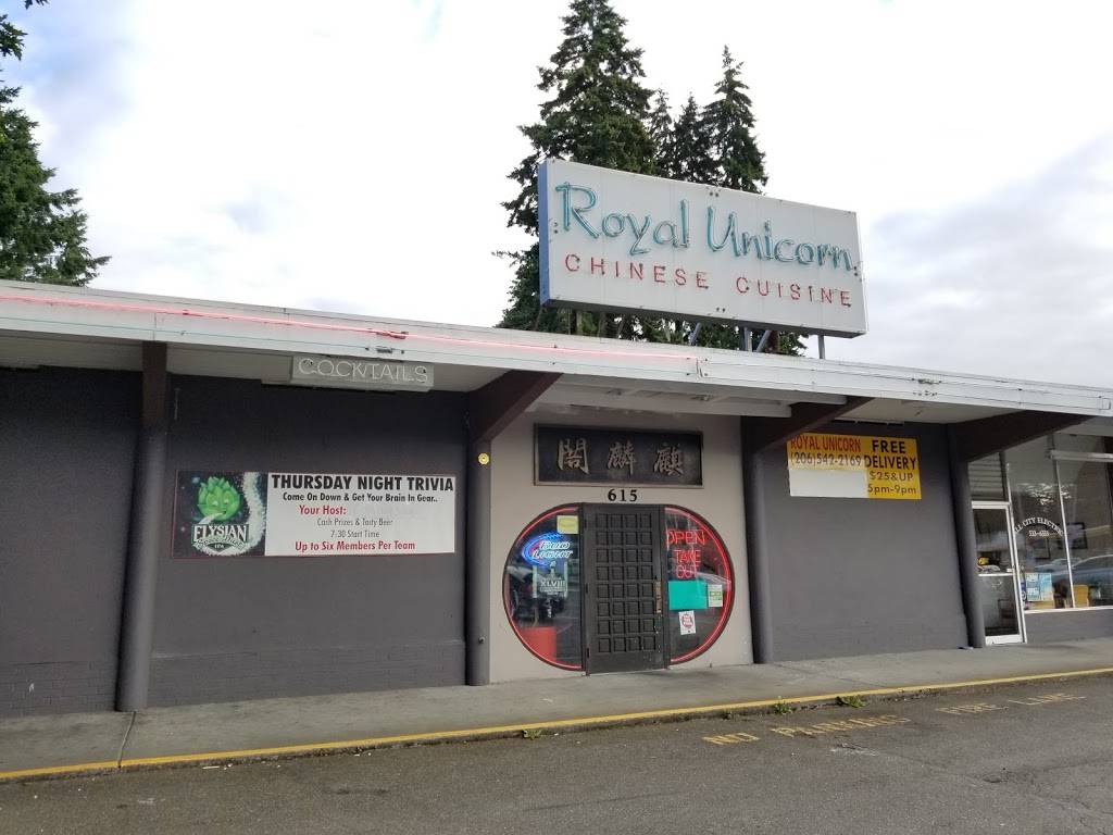 Royal Unicorn Restaurant | restaurant | 615 NW Richmond Beach Rd, Shoreline, WA 98177, USA | 2065422169 OR +1 206-542-2169