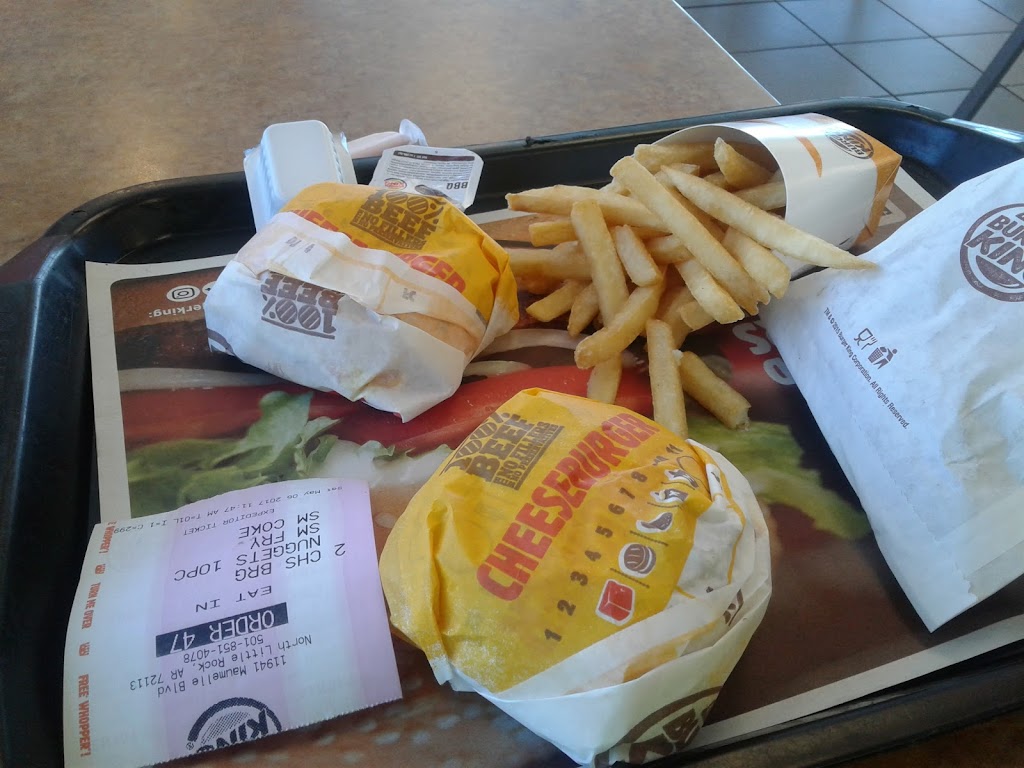 Burger King | restaurant | 11941 Maumelle Blvd, North Little Rock, AR 72113, USA | 8334354736 OR +1 833-435-4736