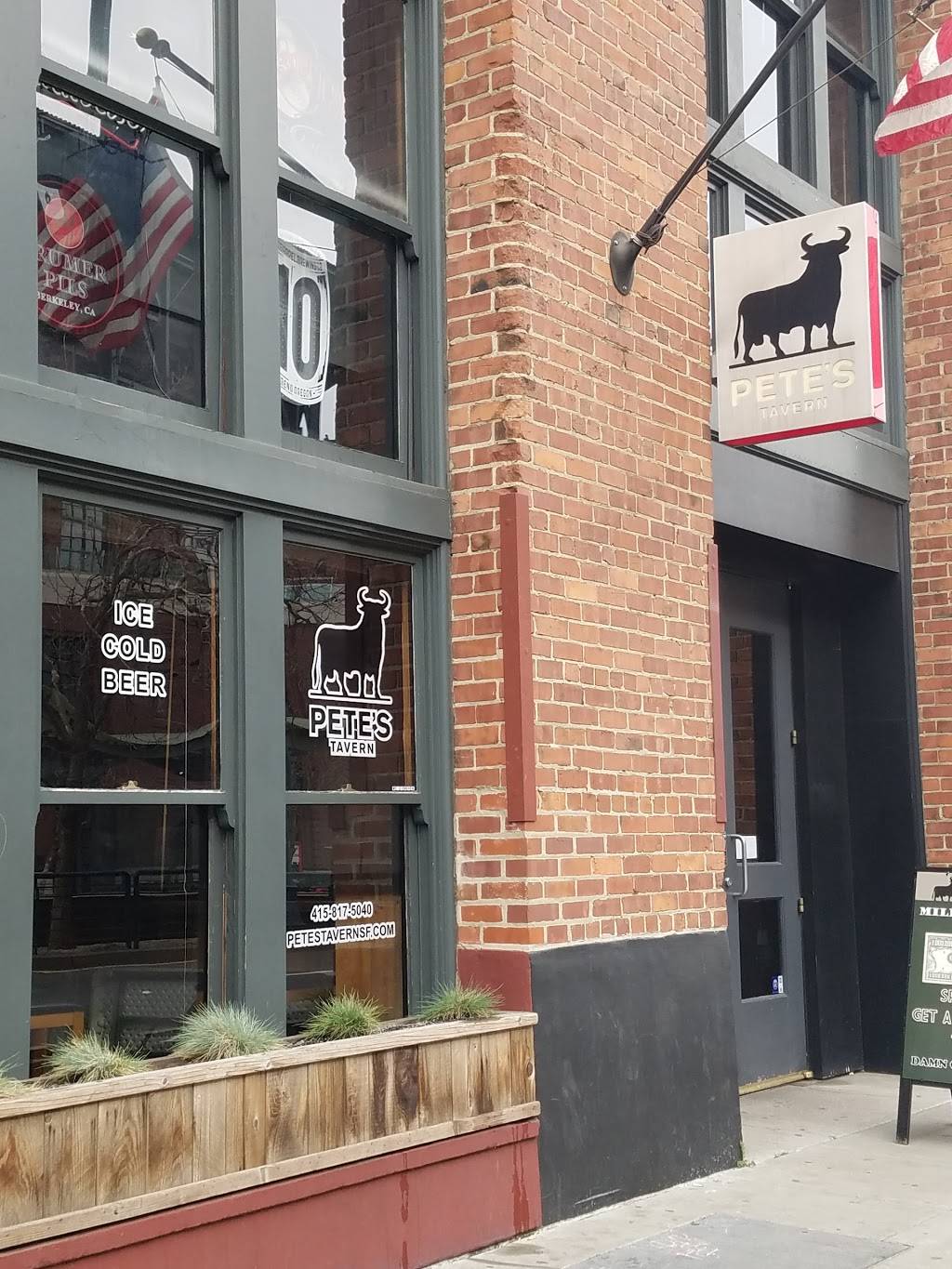 Petes Tavern | restaurant | 128 King St, San Francisco, CA 94107, USA | 4158175040 OR +1 415-817-5040