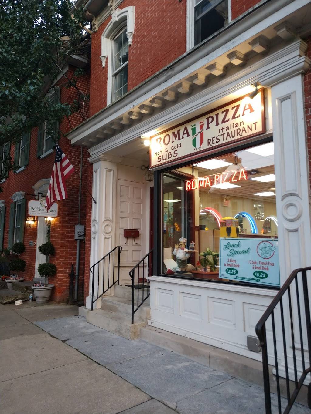 Roma Pizza | restaurant | 54 E Main St, Lititz, PA 17543, USA | 7176266325 OR +1 717-626-6325