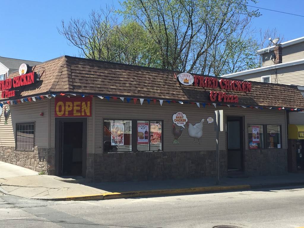 Crown fried chicken & pizza | restaurant | 830 Broad St, Central Falls, RI 02863, USA | 4017253592 OR +1 401-725-3592