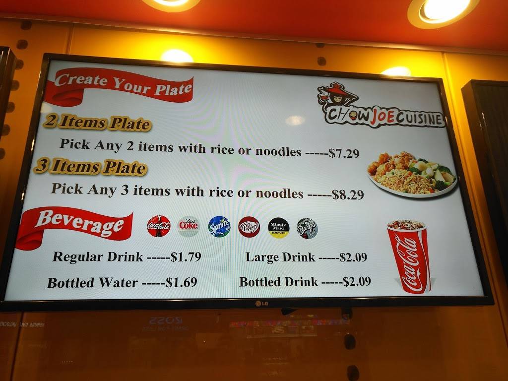 Chow Joe Cuisine | restaurant | 2201 S interstate 35E, FC-1, Denton, TX 76205, USA | 9402439898 OR +1 940-243-9898