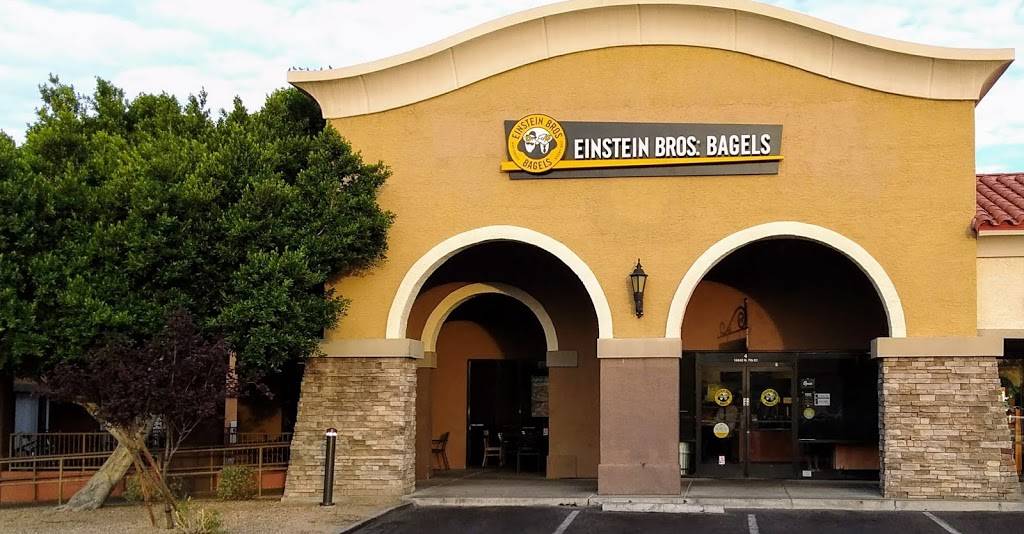 Einstein Bros. Bagels | cafe | 16842 N 7th St Ste 3-5, Phoenix, AZ 85022, USA | 6028668010 OR +1 602-866-8010