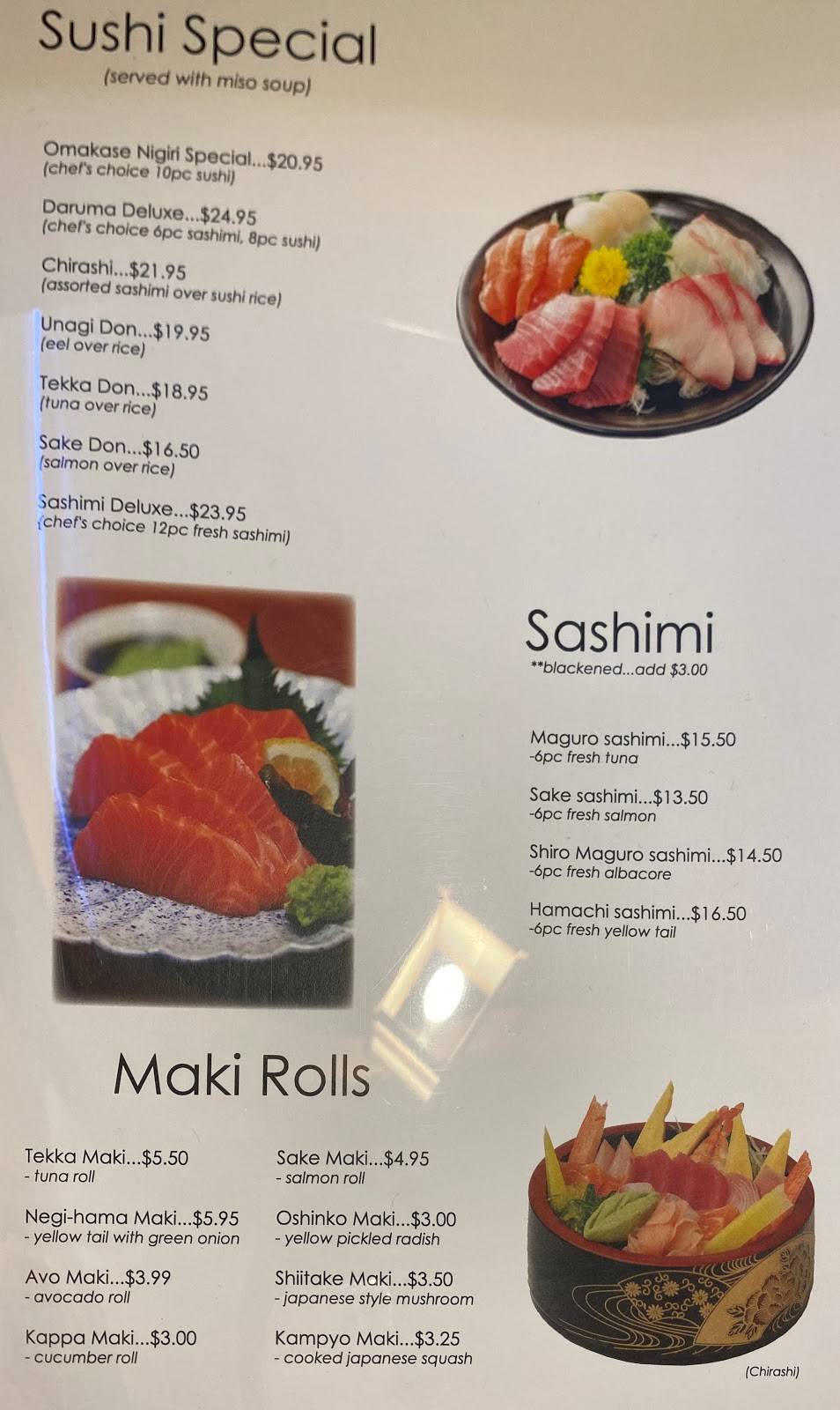 Sushi Daruma | restaurant | 216 Main St, Salinas, CA 93901, USA | 8319754667 OR +1 831-975-4667