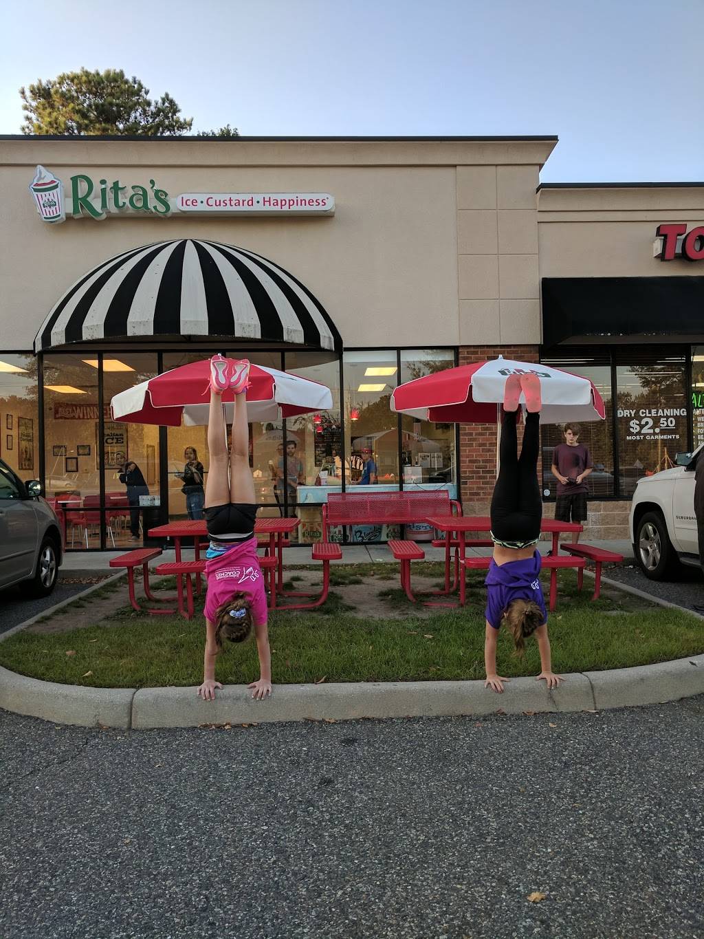 Ritas Italian Ice & Frozen Custard | restaurant | 501 Kempsville Rd Ste 102, Chesapeake, VA 23320, USA | 7574108850 OR +1 757-410-8850