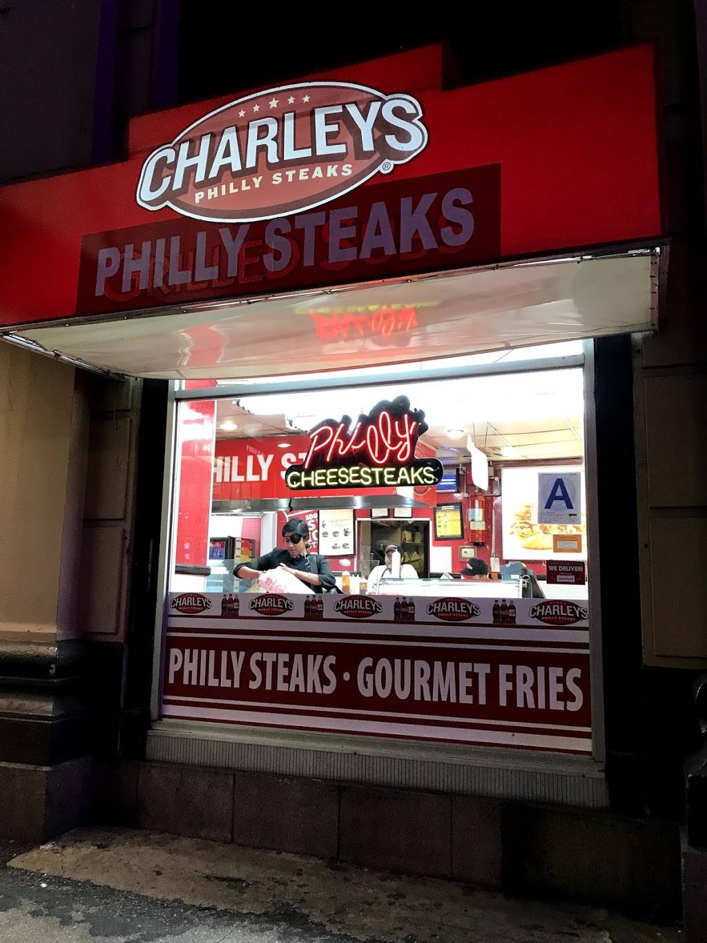 Charleys Philly Steaks | restaurant | 401 7th Ave, New York, NY 10001, USA | 2129676782 OR +1 212-967-6782