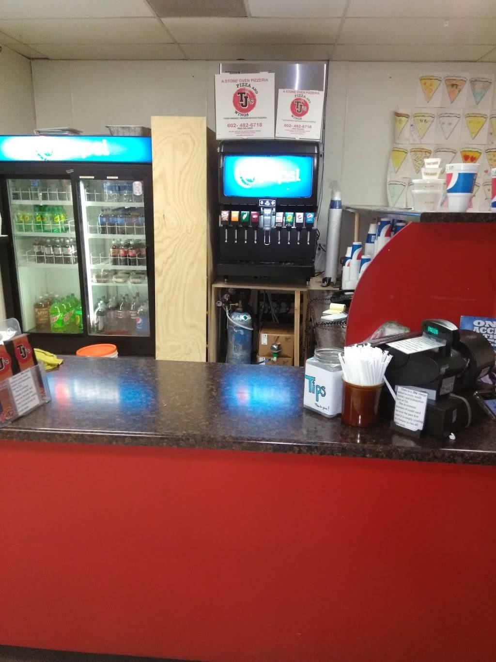 TJs Pizza & Wings | restaurant | 5555 E Bell Rd # 14, Scottsdale, AZ 85254, USA | 6024826718 OR +1 602-482-6718