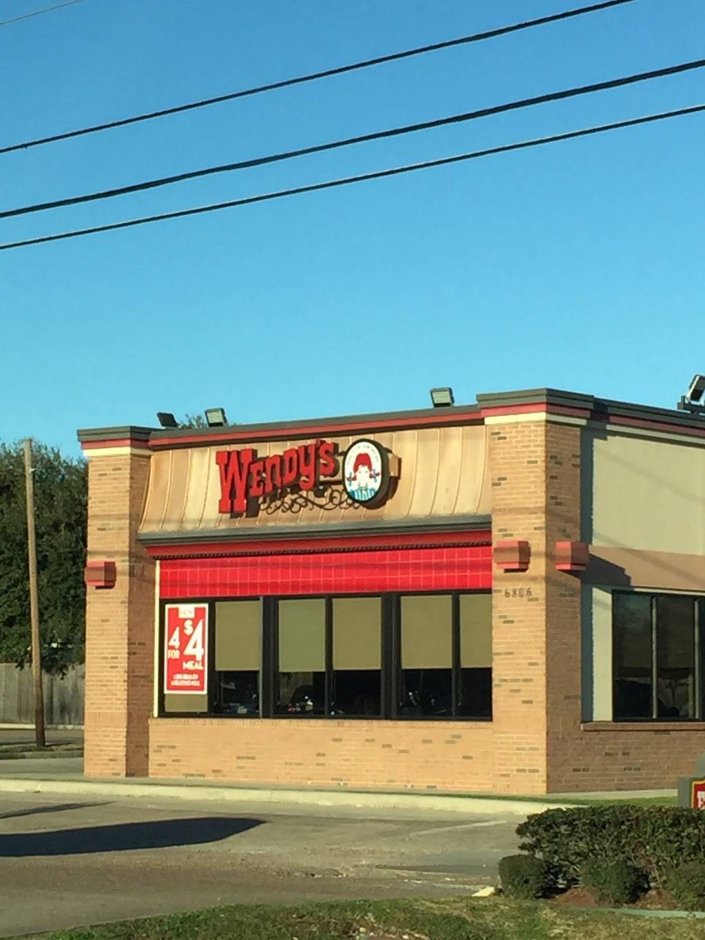 Wendys | restaurant | 6806 Garth Rd, Baytown, TX 77521, USA | 8322847655 OR +1 832-284-7655