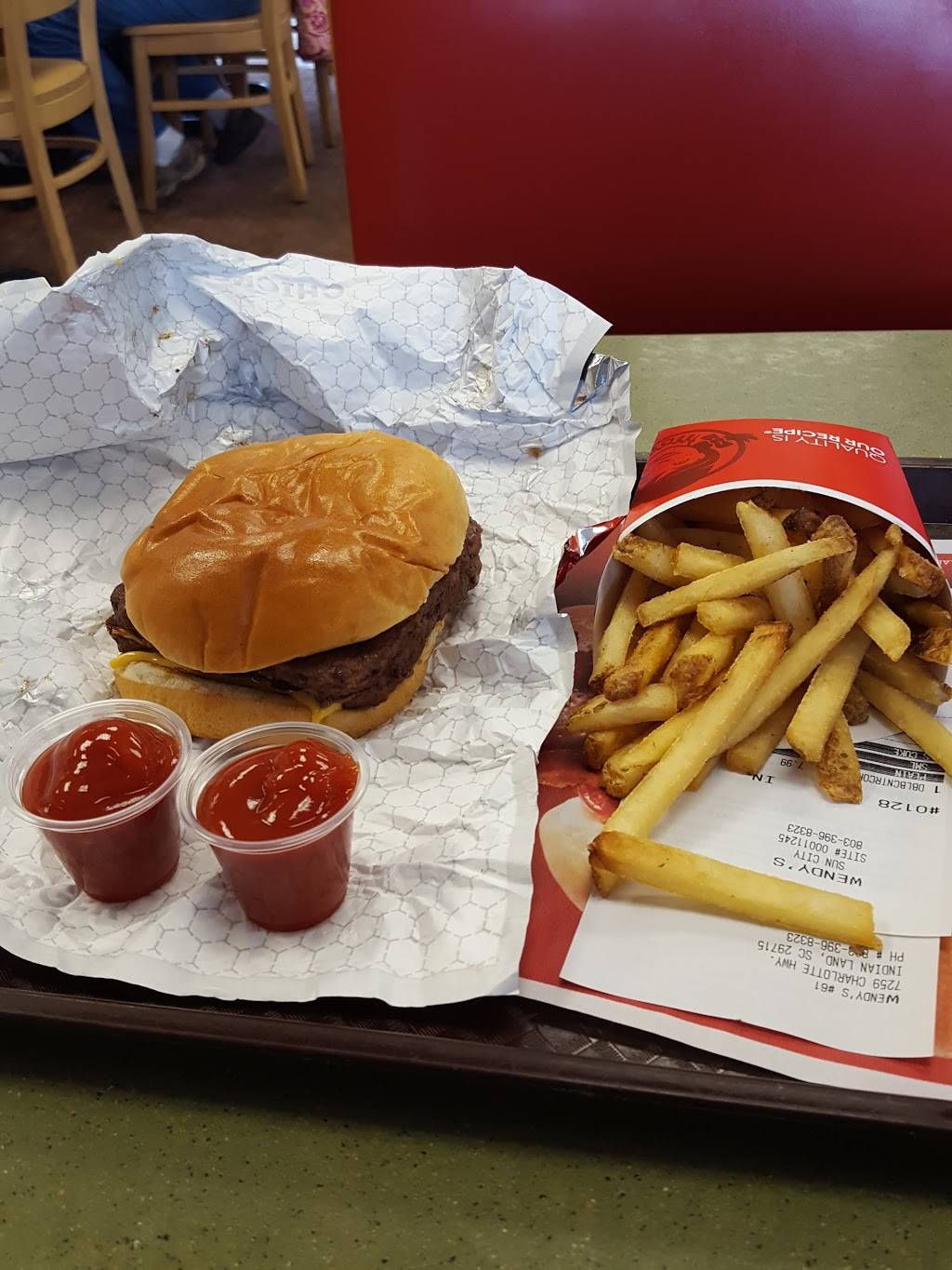 Wendys | restaurant | 7659 Charlotte Hwy, Fort Mill, SC 29707, USA | 8033968323 OR +1 803-396-8323