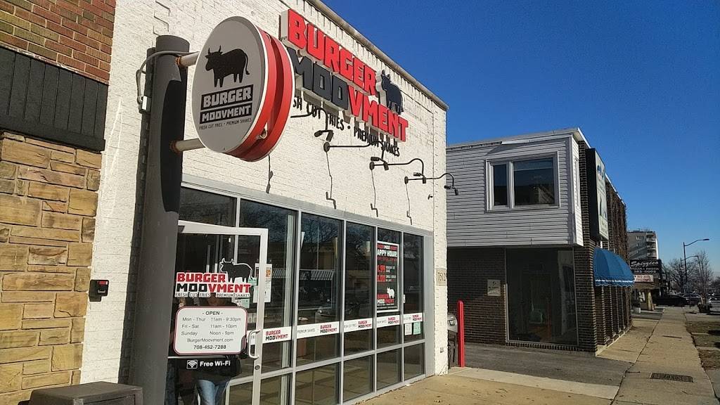 Burger MooVment | restaurant | 7512 W North Ave, Elmwood Park, IL 60707, USA | 7084527288 OR +1 708-452-7288