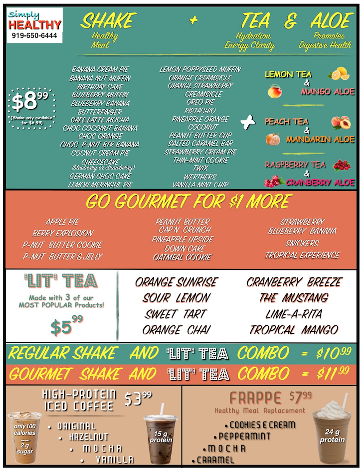 Simply Healthy | restaurant | 8753 Holly Springs Rd, Apex, NC 27539, USA | 9196506444 OR +1 919-650-6444