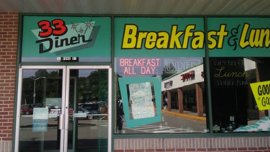 33 All American Diner | restaurant | 33 Pond St, Ashland, MA 01721, USA | 5088617479 OR +1 508-861-7479