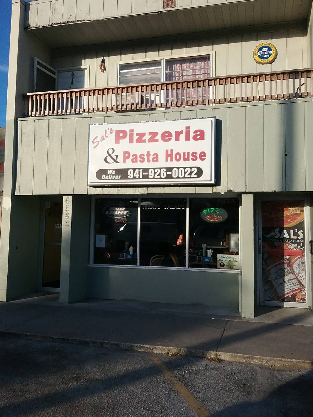 Sals Pizza & Pasta House | restaurant | 6582 Gateway Ave, Sarasota, FL 34231, USA | 9419260022 OR +1 941-926-0022