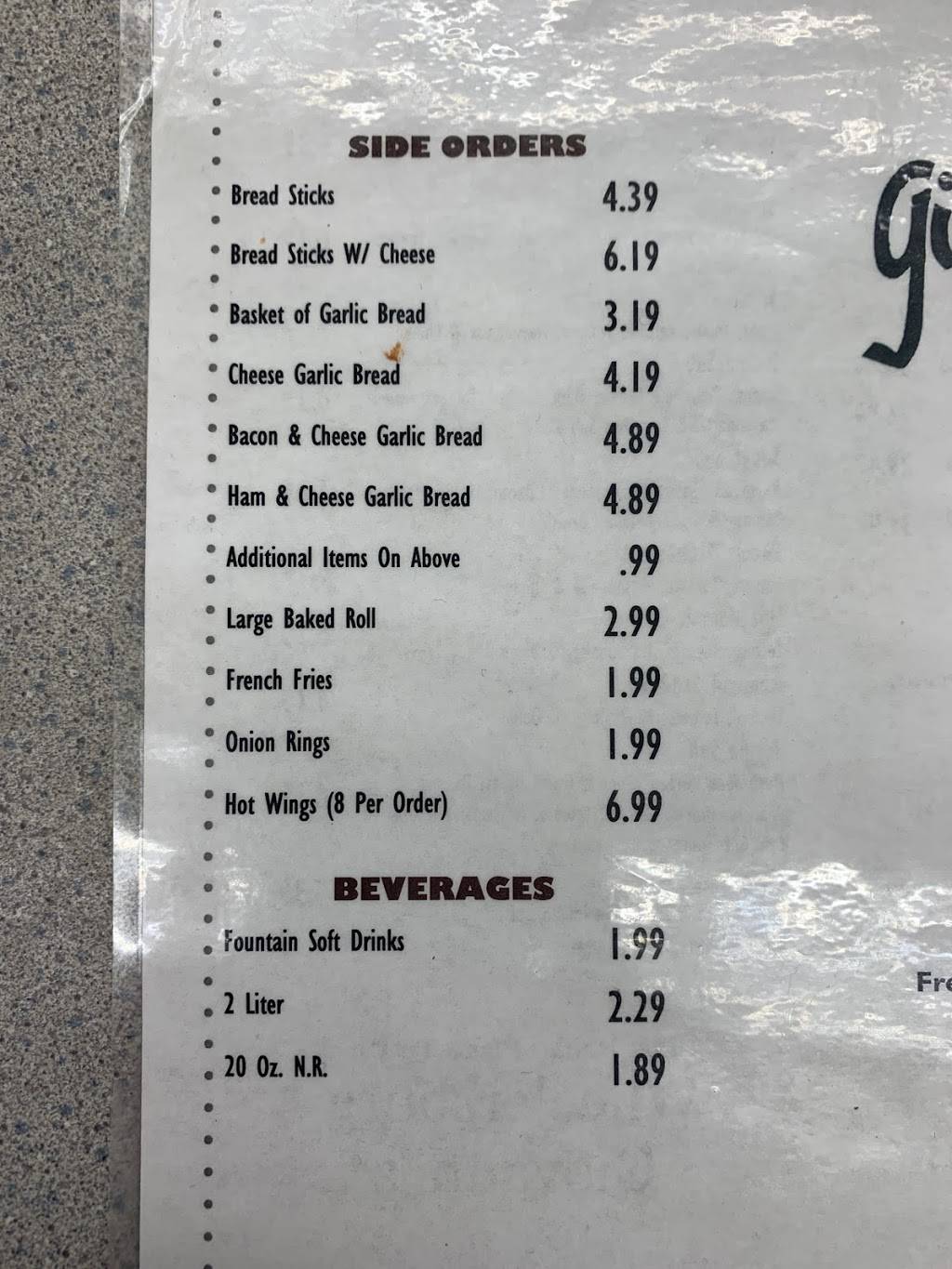 Giovannis Pizza | restaurant | 1147 Dogwood Ridge Rd, Wheelersburg, OH 45694, USA | 7405749393 OR +1 740-574-9393