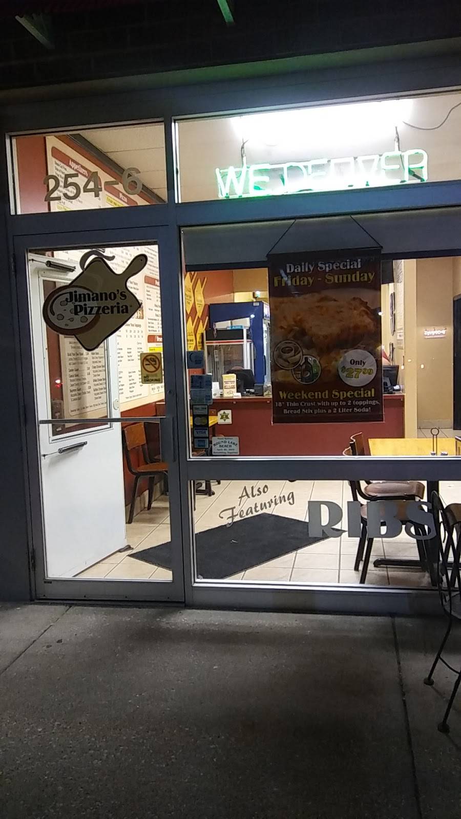 Jimanos Pizzeria | meal delivery | 254 E Rollins Rd, Round Lake Beach, IL 60073, USA | 8475467008 OR +1 847-546-7008