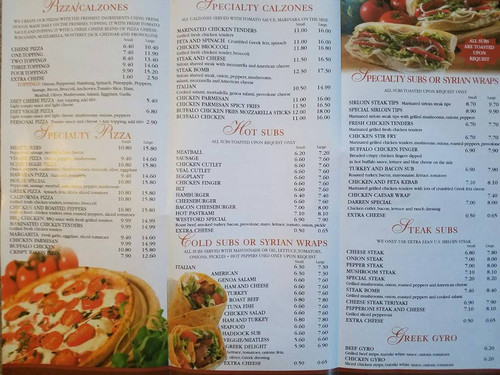 Westford House of Pizza | restaurant | 103 Main St, Westford, MA 01886, USA | 9786923247 OR +1 978-692-3247