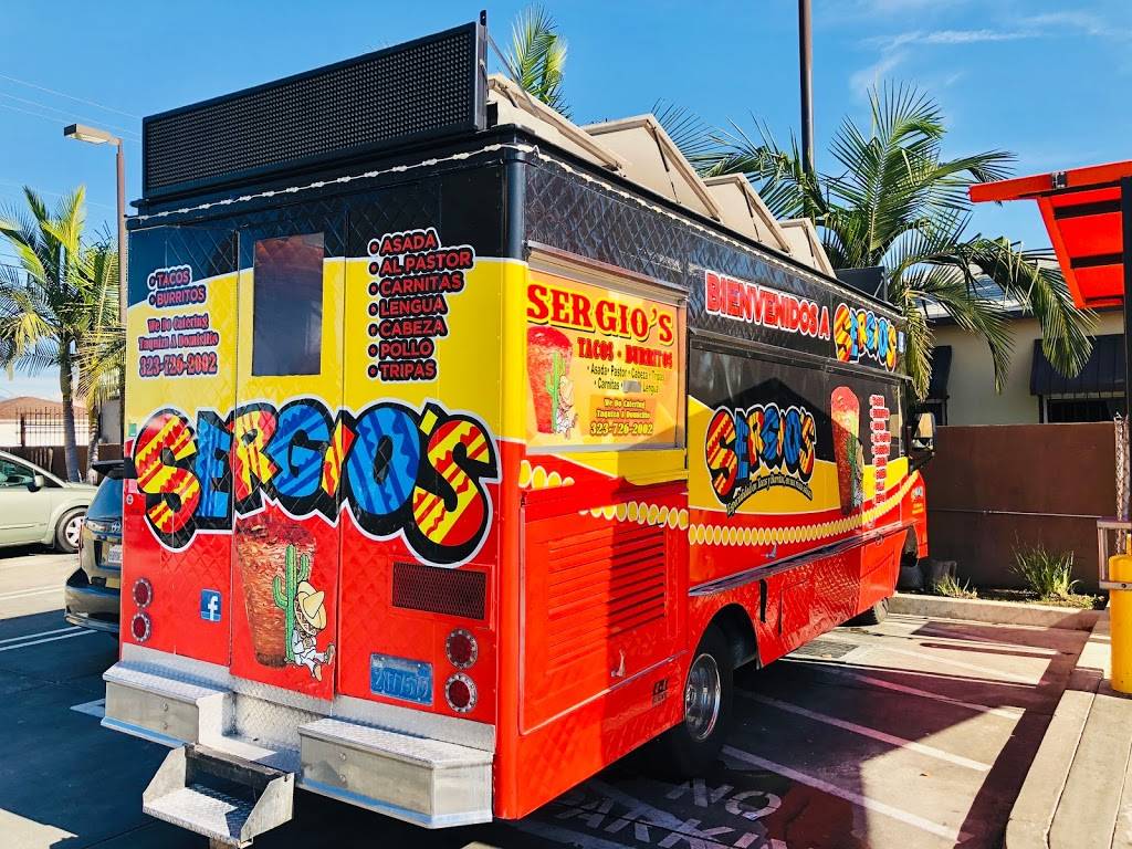 Sergios Tacos | restaurant | 6601 E Olympic Blvd, Los Angeles, CA 90022, USA | 3237262002 OR +1 323-726-2002