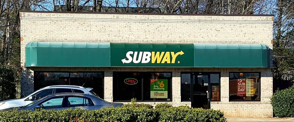 Subway | restaurant | 706 W Peace St, Raleigh, NC 27605, USA | 9198340605 OR +1 919-834-0605