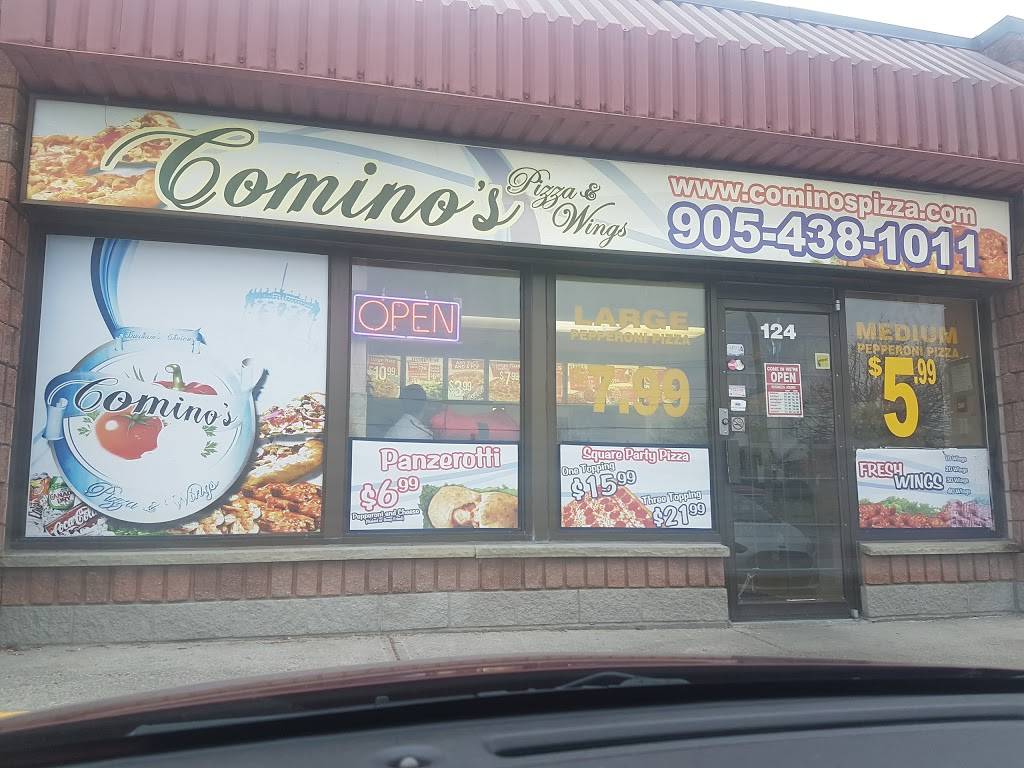 Cominos Pizza & Wings | restaurant | 1910 Dundas St E Suite 124, Whitby, ON L1N 2L6, Canada | 9054381011 OR +1 905-438-1011